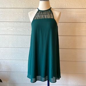 Lulus - Green Swing Dress
